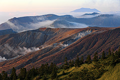 紅葉の草津白根山