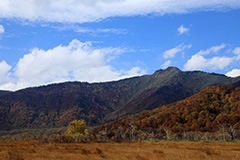 紅葉の尾瀬ヶ原