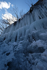 冬の氷柱