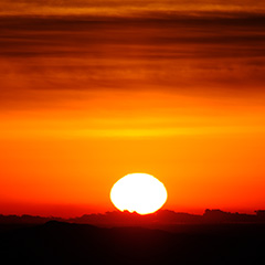 日の出のフォト作品