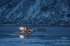 スケソウ漁と流氷