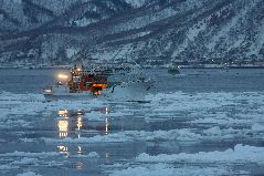 スケソウ漁と流氷