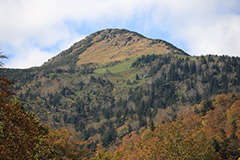 紅葉の悪沢岳