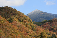 紅葉の笠ヶ岳