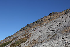 秋の日光白根山