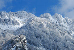 冬の八海山