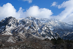 冬の八海山