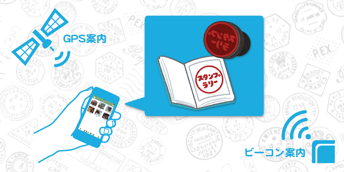 スタンプラリーのイメージ